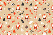Colorful Retro Christmas Patterns, a Pattern Graphic by tomuato (Thumbnail 2 of 7)
