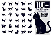Cats Silhouette Pack, an Illustration by Creative_View (Thumbnail 4 of 4)