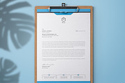 Clean Letterhead Word, a Stationery Template by ResumeDevisers (Thumbnail 5 of 8)