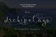 Archipelago, a Script Font by Incools (Thumbnail 1 of 5)