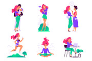 Self care illustrations kit, an Object Graphic by Funnystore (Thumbnail 3 of 6)