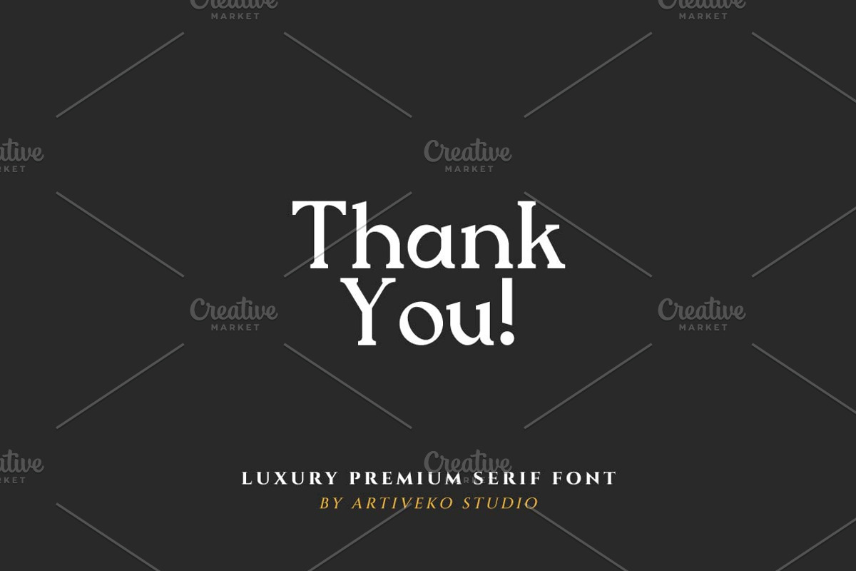 Trige Luxury Premium Serif, a Serif Font by Artiveko (Photo 9 of 9)