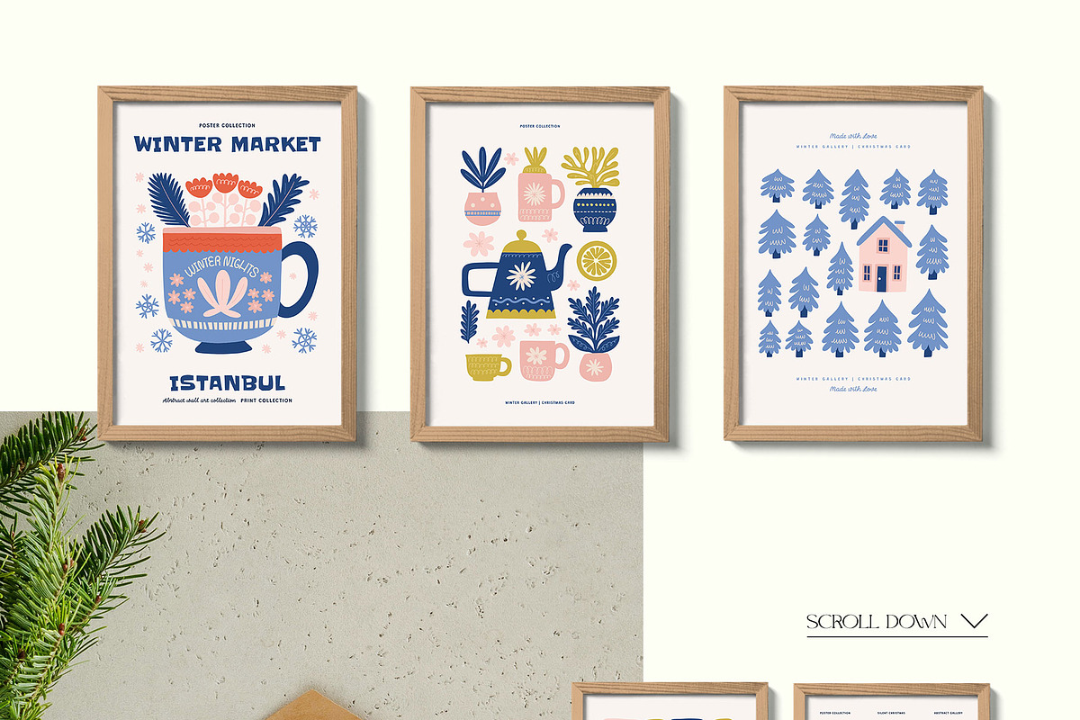 Modern Winter 2 | Wall Art Creator, an Object Graphic by Leleka.Store (Photo 7 of 17)