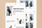 Lexy – Modern Editorial Fashion Land, a Landing Page Template by trabaskriya (Thumbnail 4 of 5)
