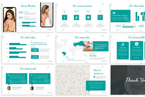 Cascade - Beauty Keynote Template