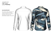 3D Men's  Dress Shirt LS Mockup, a Shirt Mockup by Mildstudio (Thumbnail 9 of 14)