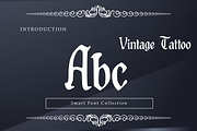 Vintage tattoo, a Blackletter Font by Wow Magic (Thumbnail 2 of 3)