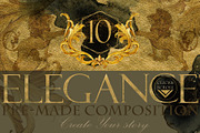 Golden Lions: Luxury Watercolor Kit, a Decorative Illustration by FineArt (Thumbnail 3 of 14)
