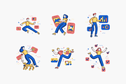 Clusck! Illustration Kit, a Templates & Theme by ls-illustrations (Thumbnail 5 of 6)