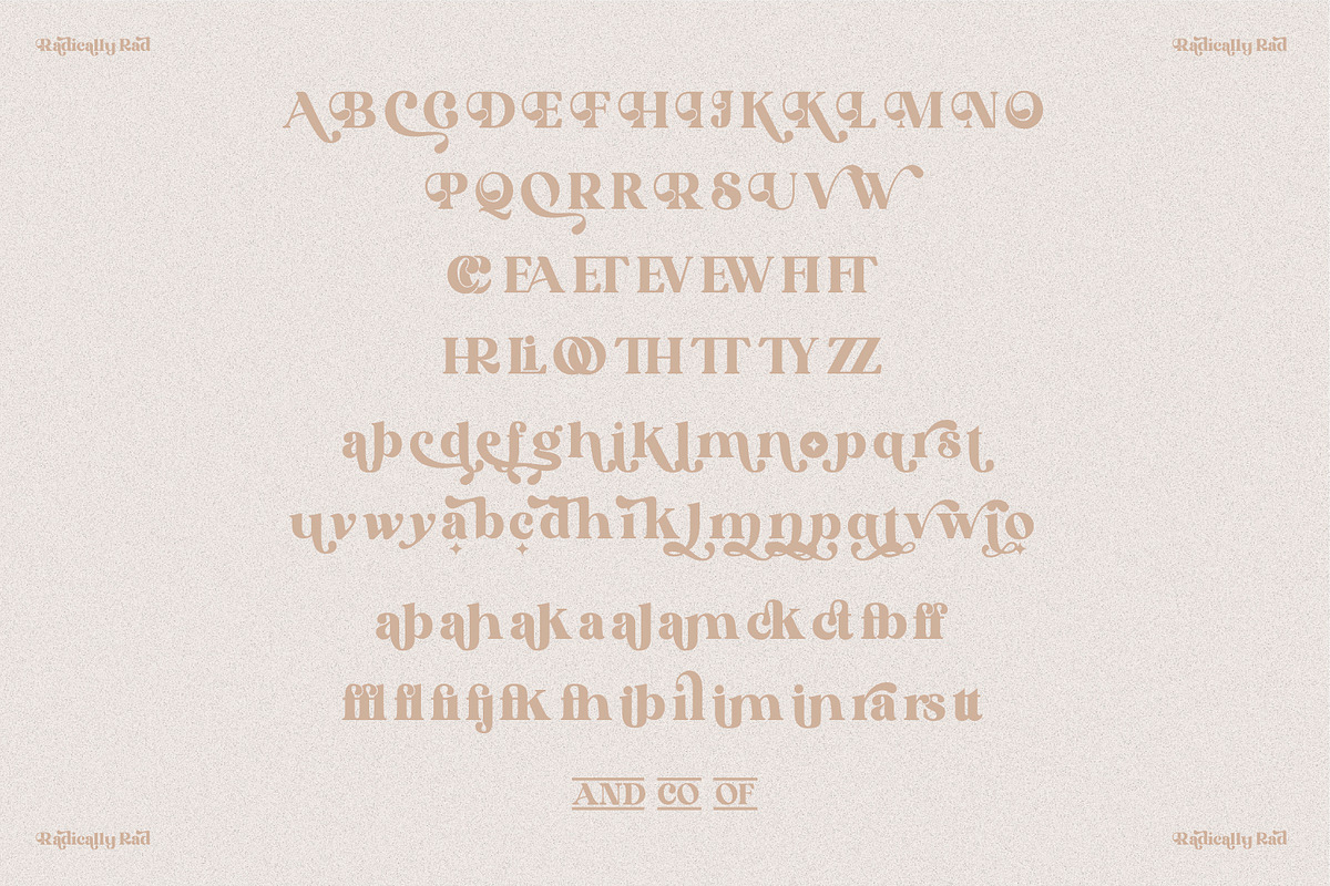 Radically Rad — A Display Serif, a Serif Font by Prestige Artsy Studio (Photo 11 of 11)