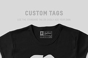 Los Angeles Apparel 43035 Crop Top, a Shirt Mockup by Pixel Sauce™ (Thumbnail 7 of 7)