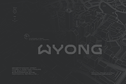 Wagr Futuristic Tech Font, a Font by baqoos (Thumbnail 2 of 9)
