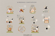 Halloween Vector Clipart & Patterns, a Decorative Illustration by Jenny Quince (Thumbnail 6 of 14)