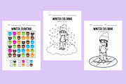KINDERGARTEN SPRING &WINTER WORKBOOk, a Stationery Template by Shumaya (Thumbnail 5 of 5)