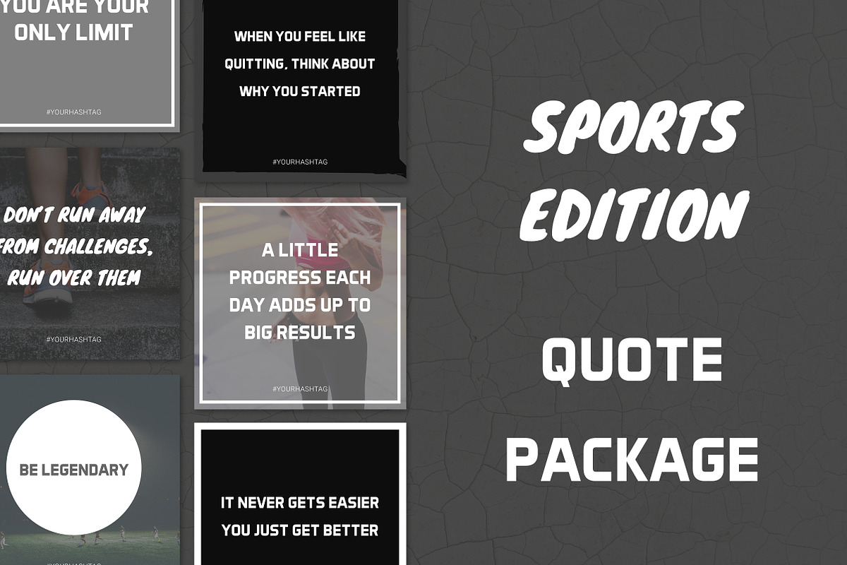 Social Media Quotes - Sports Edition, a Social Media Template by Annemiek van Luinen (Photo 1 of 6)