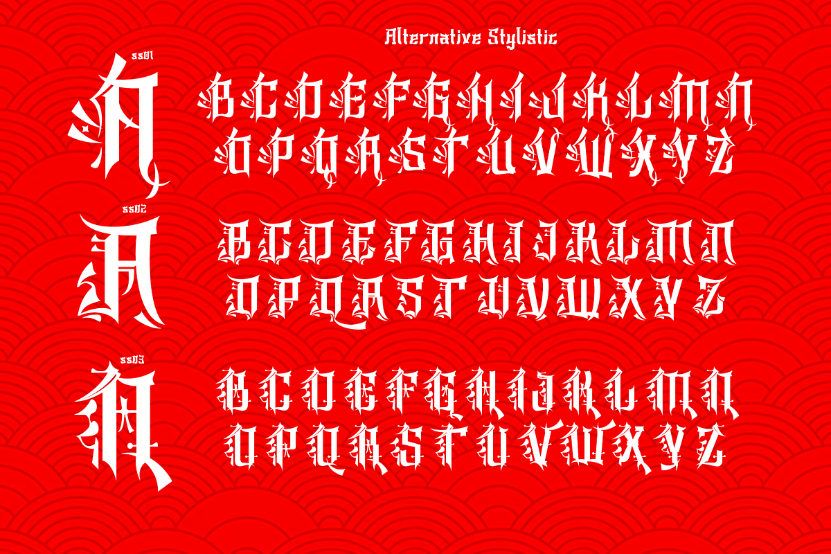 Kiyomori - Japanese Font, a Font by madeDeduk (Photo 5 of 8)