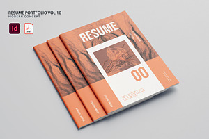 Resume Portfolio Vol.10, a Resume Template by Bewalrus Studio