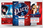 French Party Flyer Bundle, a Flyer Template by ThatsDesignArt (Thumbnail 1 of 9)