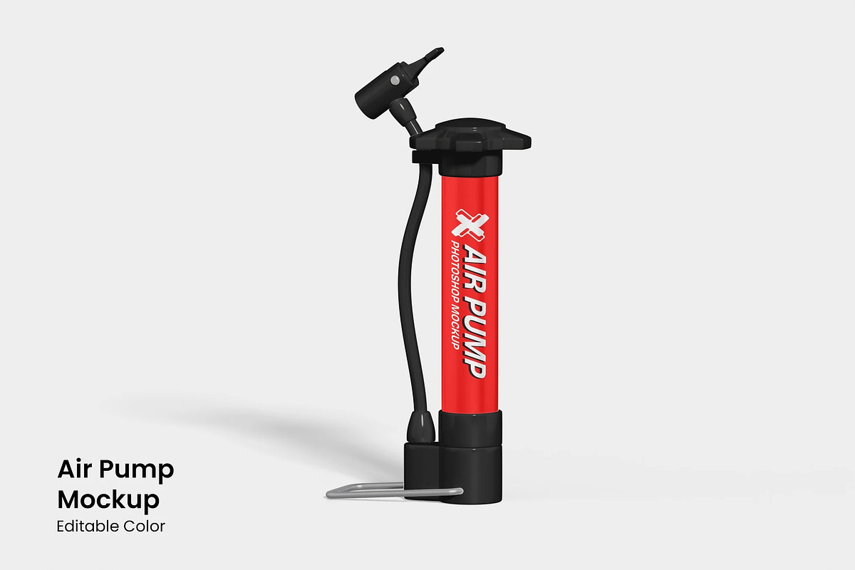 Air Pump Mockup, a Merchandise Mockup by renderstockmarket
