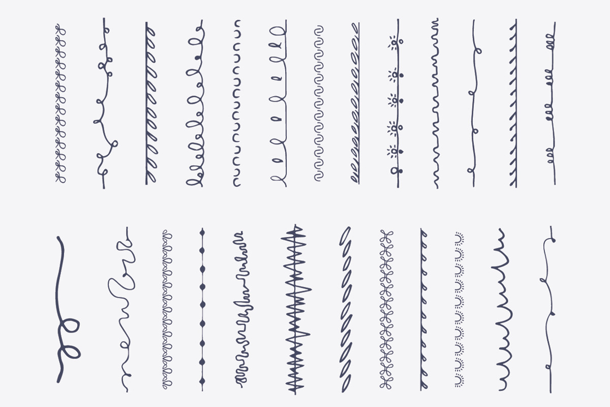 Hand Drawn Borders, an Outline Icon by wavebreak