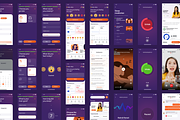 CalmDay - Mental Health Tracker Apps, an UI Kit Template by Agensip Design Agency (Thumbnail 7 of 10)