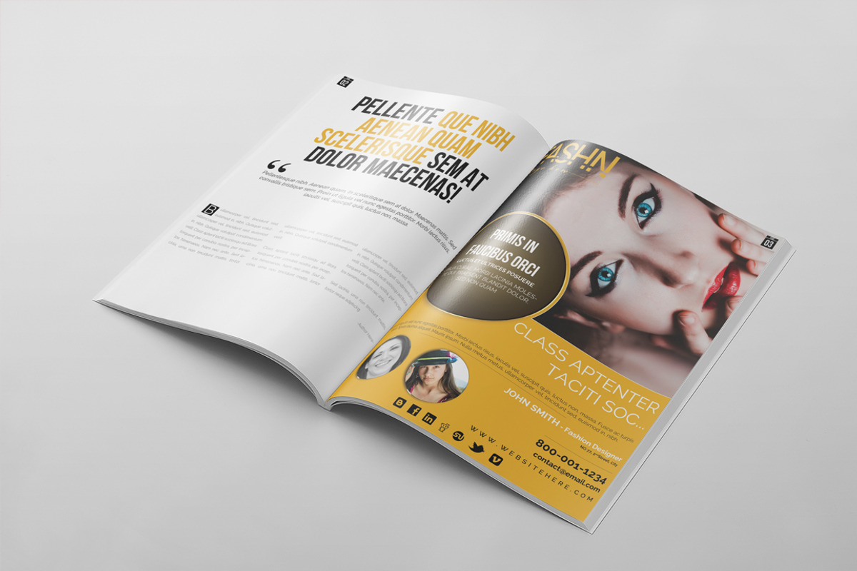 Magazine Template 41, a Magazine Template by pmvch (Photo 8 of 10)