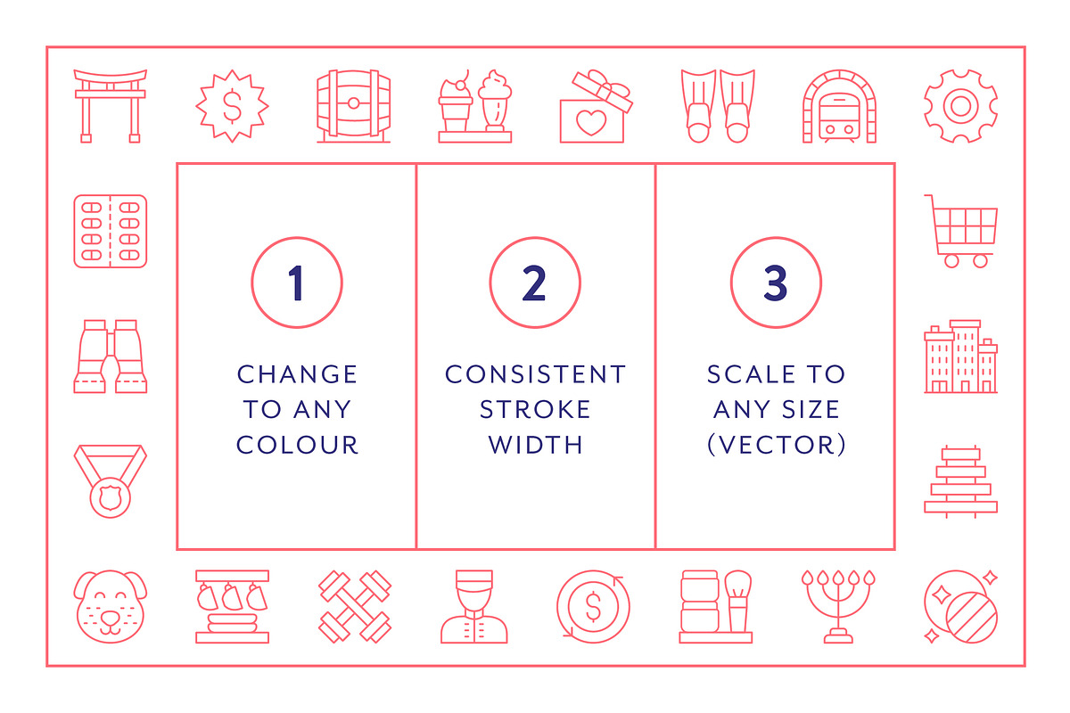 Mega Bundle Vol 3 Line Icons, an Outline Icon by Made by Made (Photo 5 of 10)