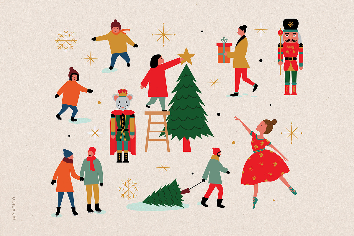 Christmas Collection Illustrations, an Illustration by Pixejoo (Photo 13 of 15)