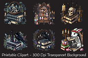 Gothic easter day books clipart, an Illustration by RobertsArt (Thumbnail 4 of 7)