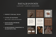 Nail Tech and Salon Instagram Posts, a Social Media Template by Gilla Templates (Thumbnail 2 of 9)