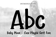 Baby Moon, a Serif Font by Wow Magic (Thumbnail 2 of 3)