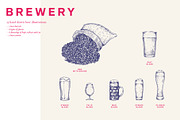 15 hand drawn beer illustrations, a Graphic by dicreate (Thumbnail 3 of 6)