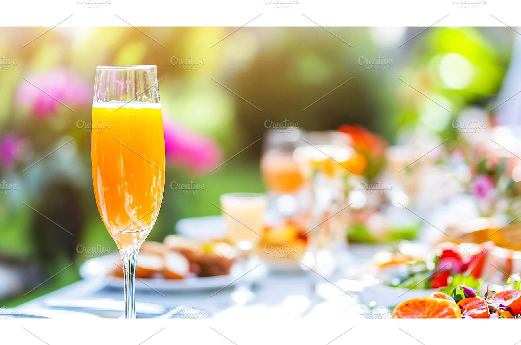 Refreshing outdoor brunch with, a Food & Drink Photo by Lermont51