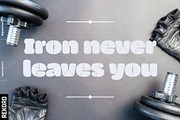 Magnesit Stencil Display Fonts, a Sans Serif Font by REKORD (Thumbnail 13 of 14)