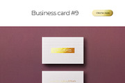 Business Card Bundle Template Mockup, a Business Card Template by PrintPixel (Thumbnail 11 of 28)