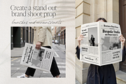 Newspaper Template Canva Editable, a Templates & Theme by Tabitha Emma (Thumbnail 2 of 7)