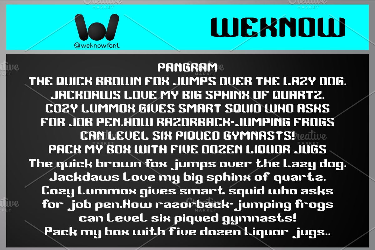 Bomberman font, a Font by weknow (Photo 6 of 9)