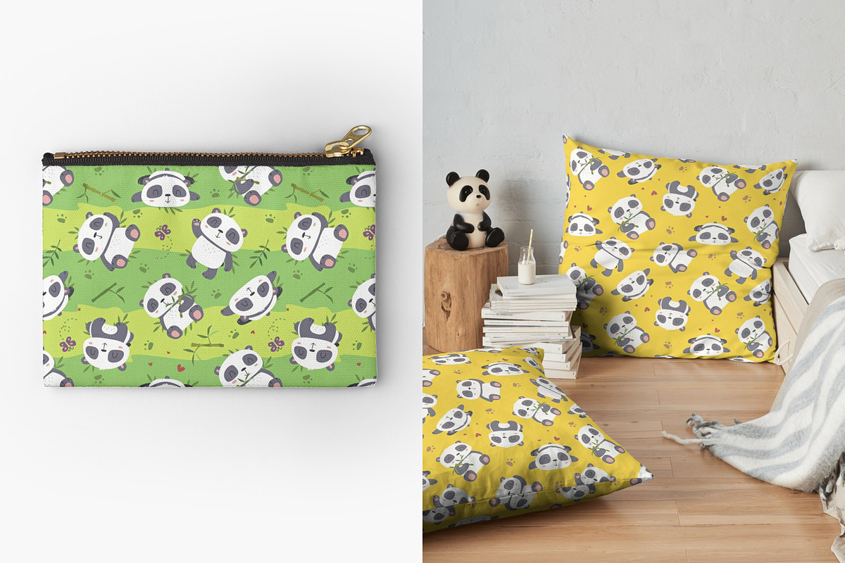 Cartoon panda set, an Animal Illustration by SunnyWS (Photo 10 of 10)