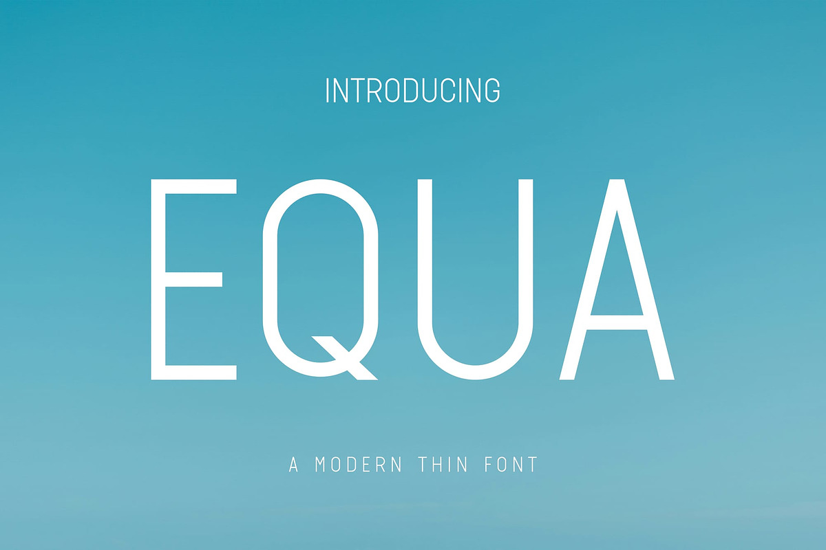 Equa, a Sans Serif Font by Lemockup (Photo 1 of 11)