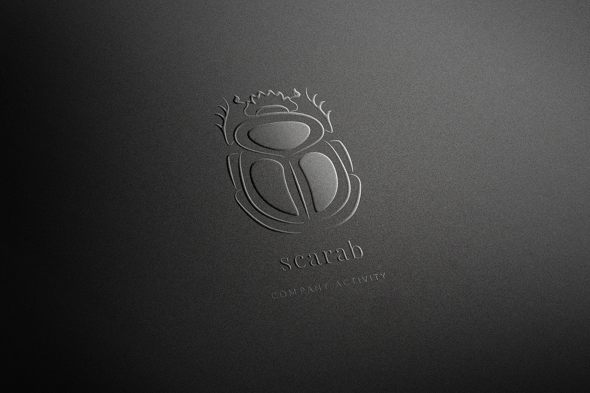 Scarab. Logo template, a Branding & Logo Template by le-genda (Photo 6 of 12)