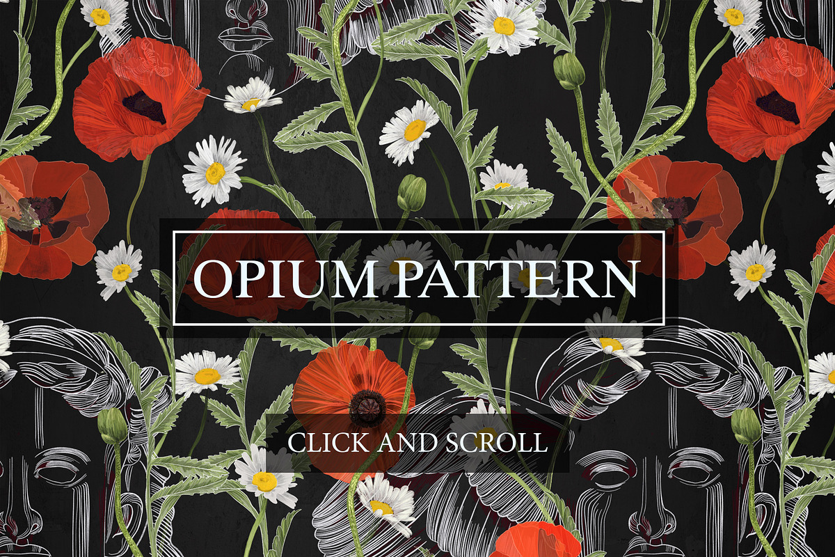 OPIUM PATTERN, a Pattern Graphic by ANAKOTO (Photo 14 of 14)