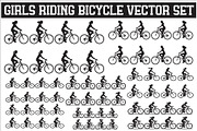 Woman Cyclists on Road Bikes, an Illustration by Amazin_art (Thumbnail 1 of 9)
