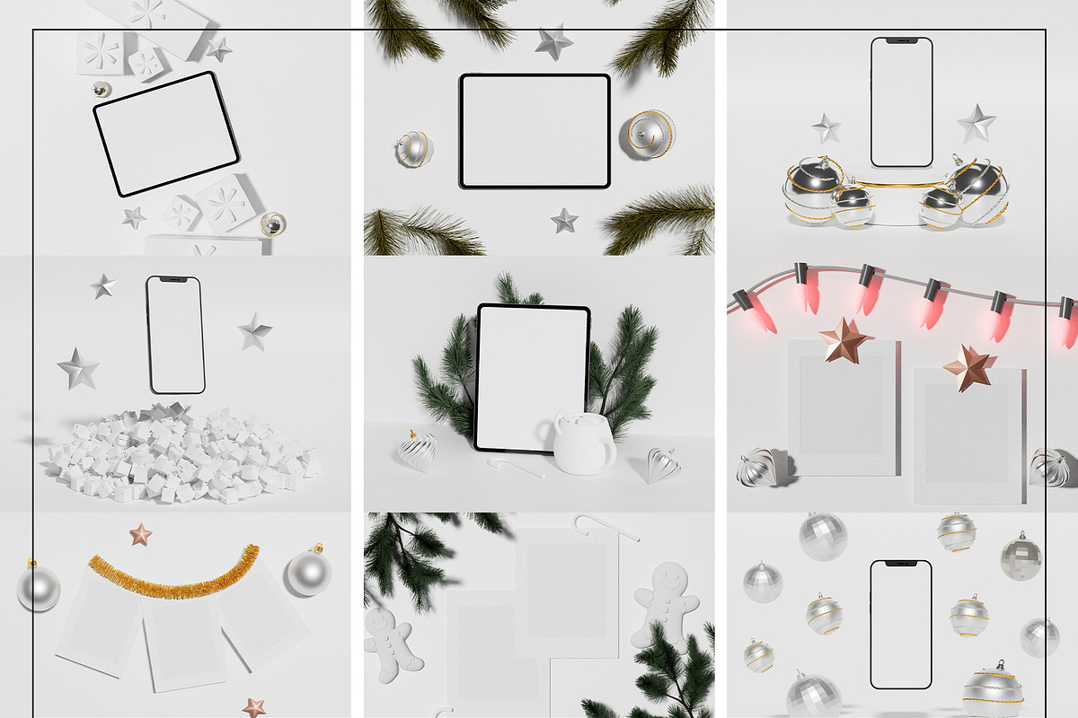 Christmas Mockup Bundle, a Packaging Mockup by Mego-studio (Photo 7 of 11)