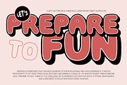 Clefy 3D, a Sans Serif Font by Craft Supply Co. (Thumbnail 3 of 8)