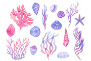Coastal finds, a Seasonal Illustration by Watercolor life (Thumbnail 2 of 8)