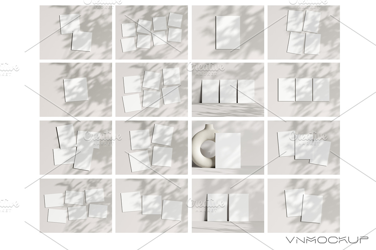 Card Mockup Bundle - 31 Mockups, a Print Template by VNmockup (Photo 5 of 9)