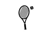 Tennis Racket Icon Silhouette Bundle, an Illustration by Designs_River (Thumbnail 48 of 51)