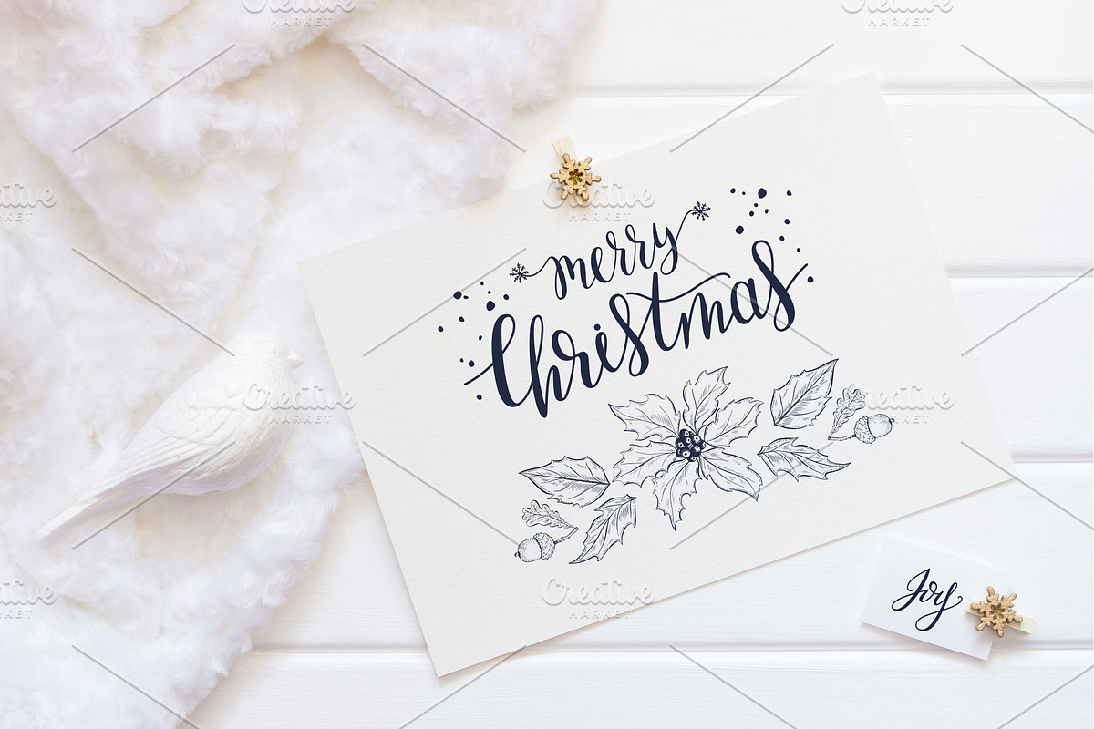 Christmas gift. Lettering & drawings, an Illustration by OlgaAlekseenko (Photo 7 of 11)