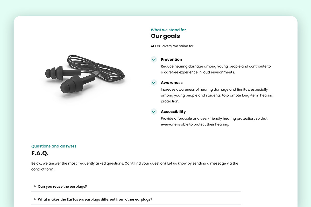 EarSavers Store - Elementor Pro Kit, a WordPress Template by DidentityNL (Photo 6 of 7)