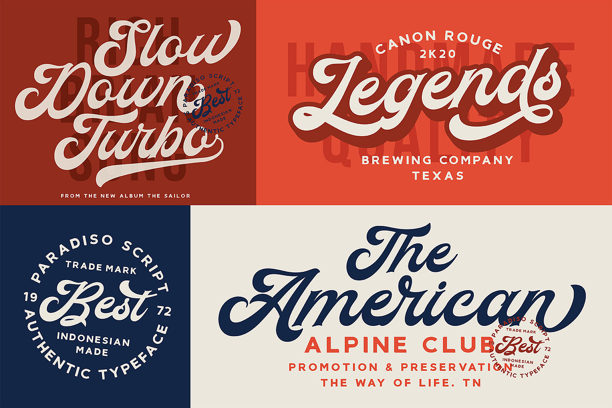 Paradiso Bold Script, a Script Font by ngene (Photo 3 of 11)